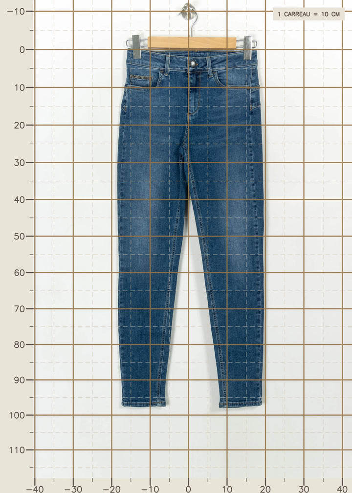 Jean Skinny Bleu - Taille M/38 de la marque Liu Jo | PARAD114400 - Vendu par Paradigme - Image 4