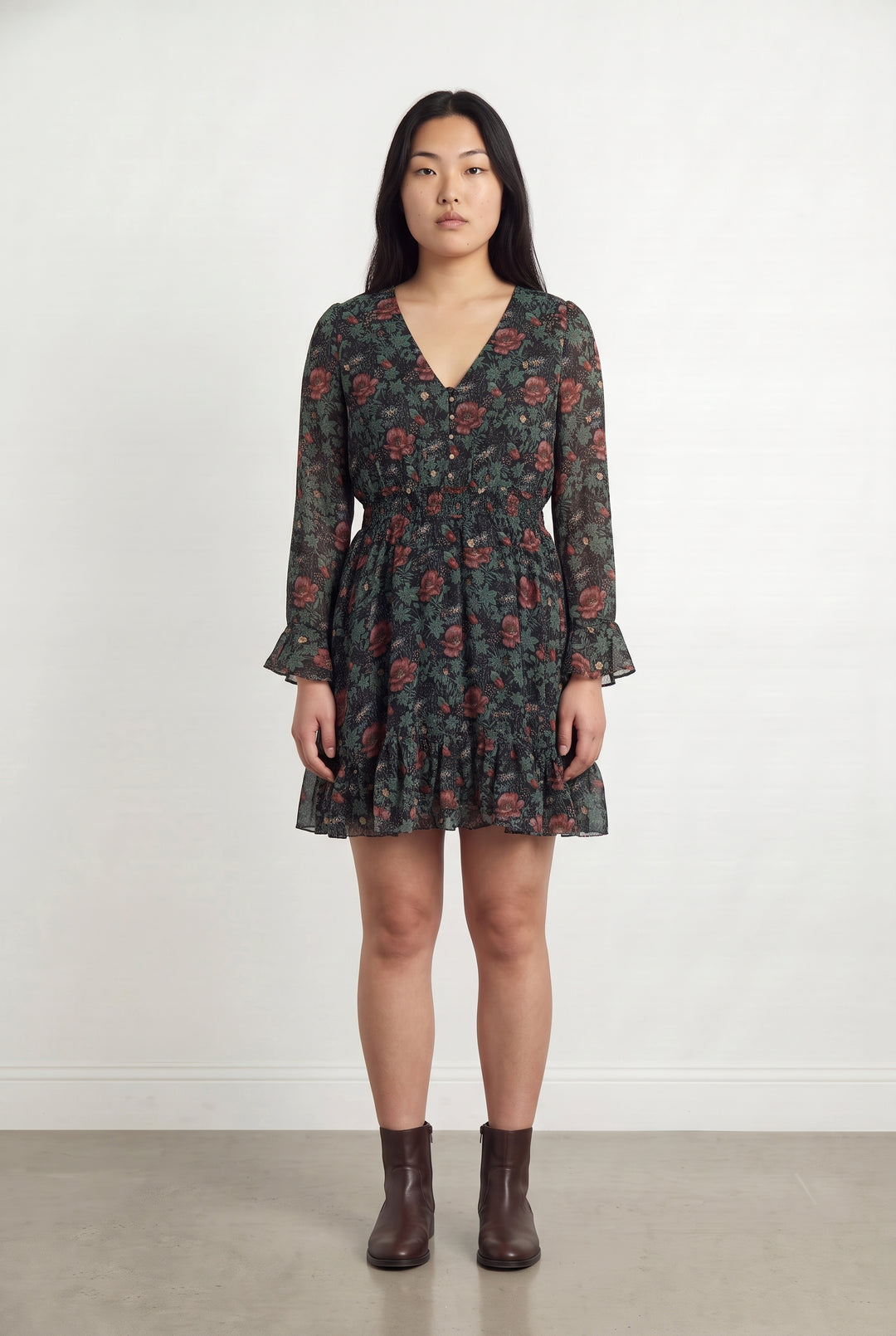 Robe Courte Verte - Taille L/40
