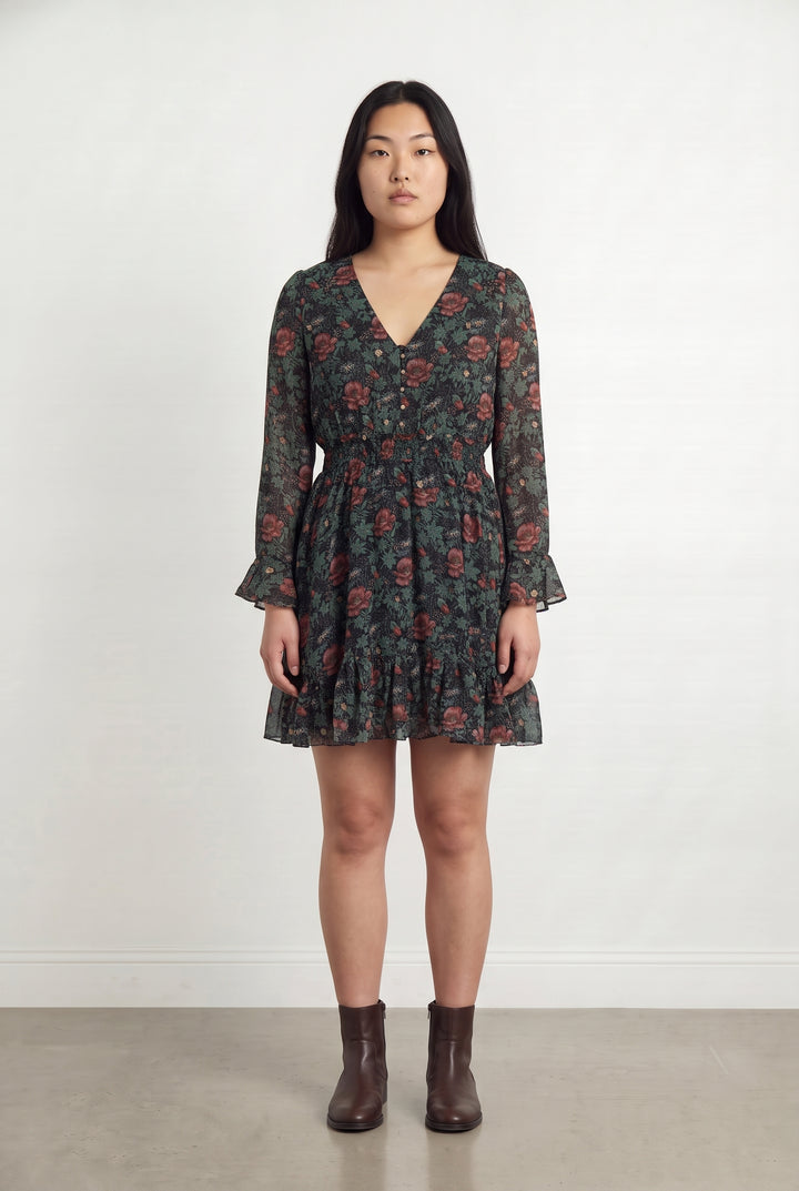 Robe Courte Verte - Taille L/40