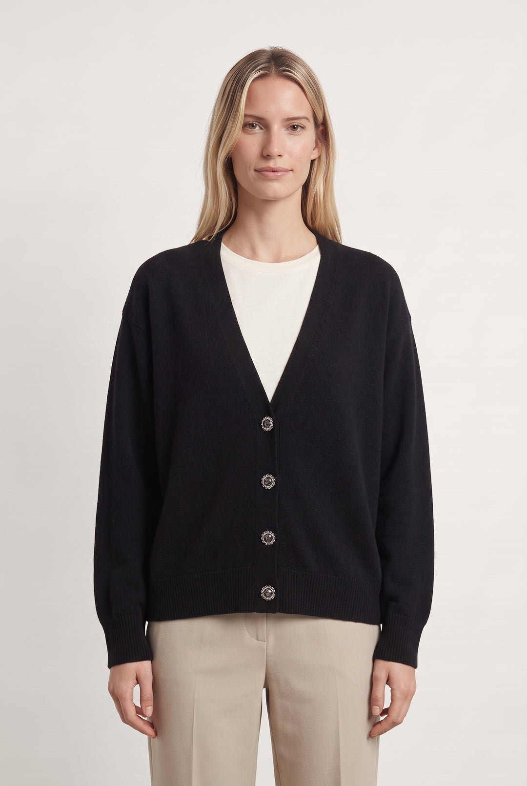 Gilet ou Cardigan Noir - Taille S/36