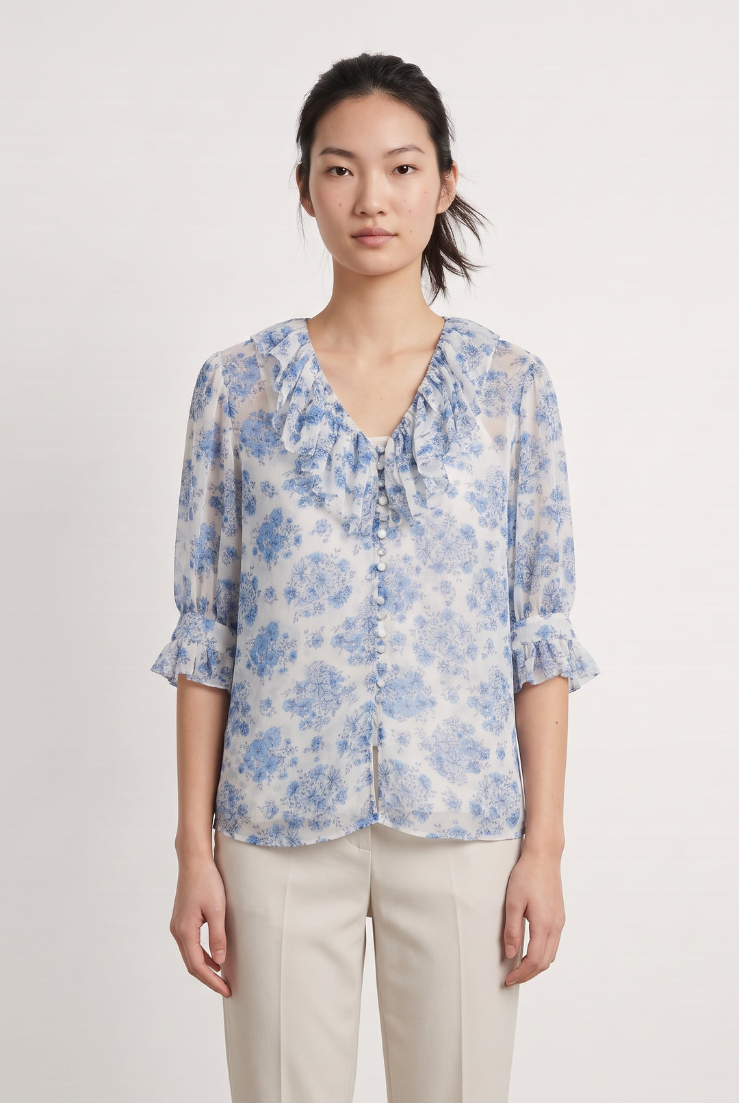 Chemisier Bleue - Taille S/36