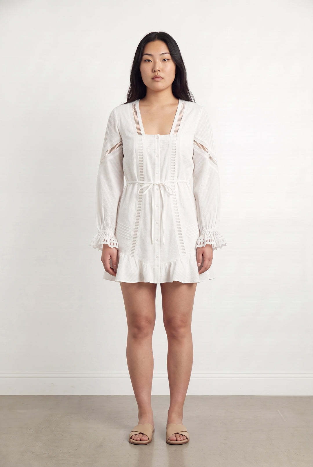 Robe Courte Blanche - Taille L/40