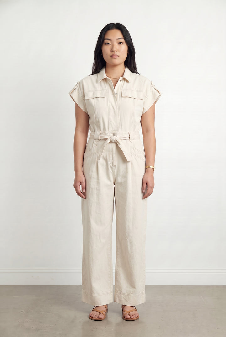 Combinaison Beige - Taille L/40 de la marque Suncoo | PARAD114776 - Vendu par Paradigme - Image 1