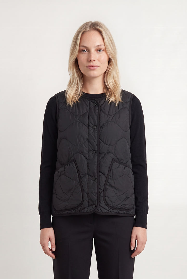 Gilet Noir - Taille L/40 de la marque Comptoir des Cotonniers | PARAD114781 - Vendu par Paradigme - Image 1