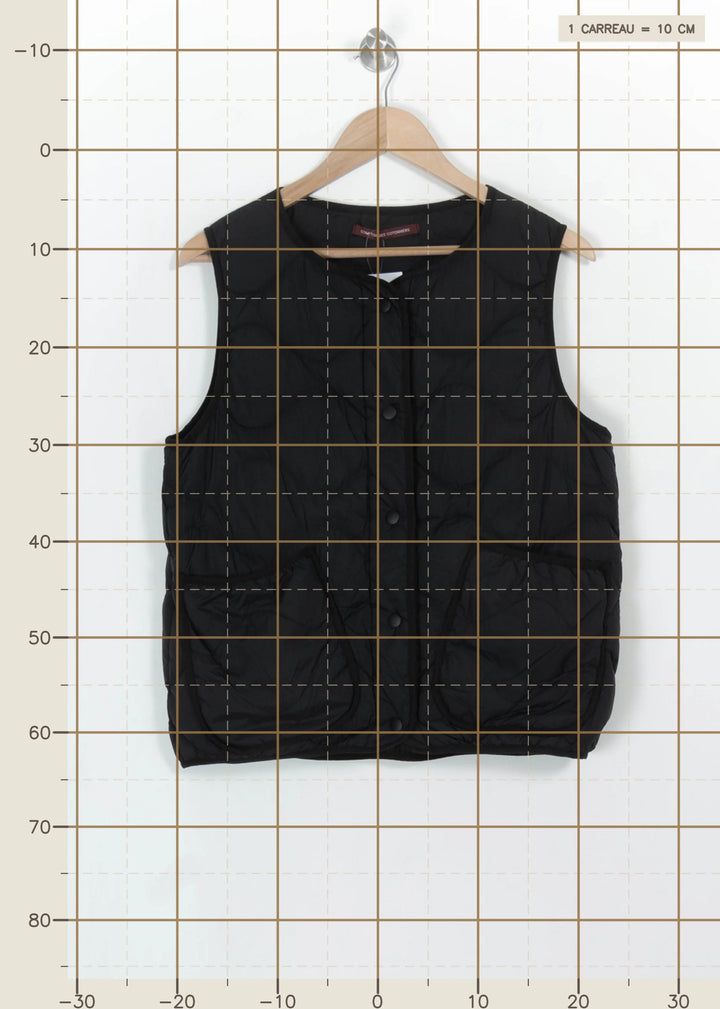Gilet Noir - Taille L/40 de la marque Comptoir des Cotonniers | PARAD114781 - Vendu par Paradigme - Image 4