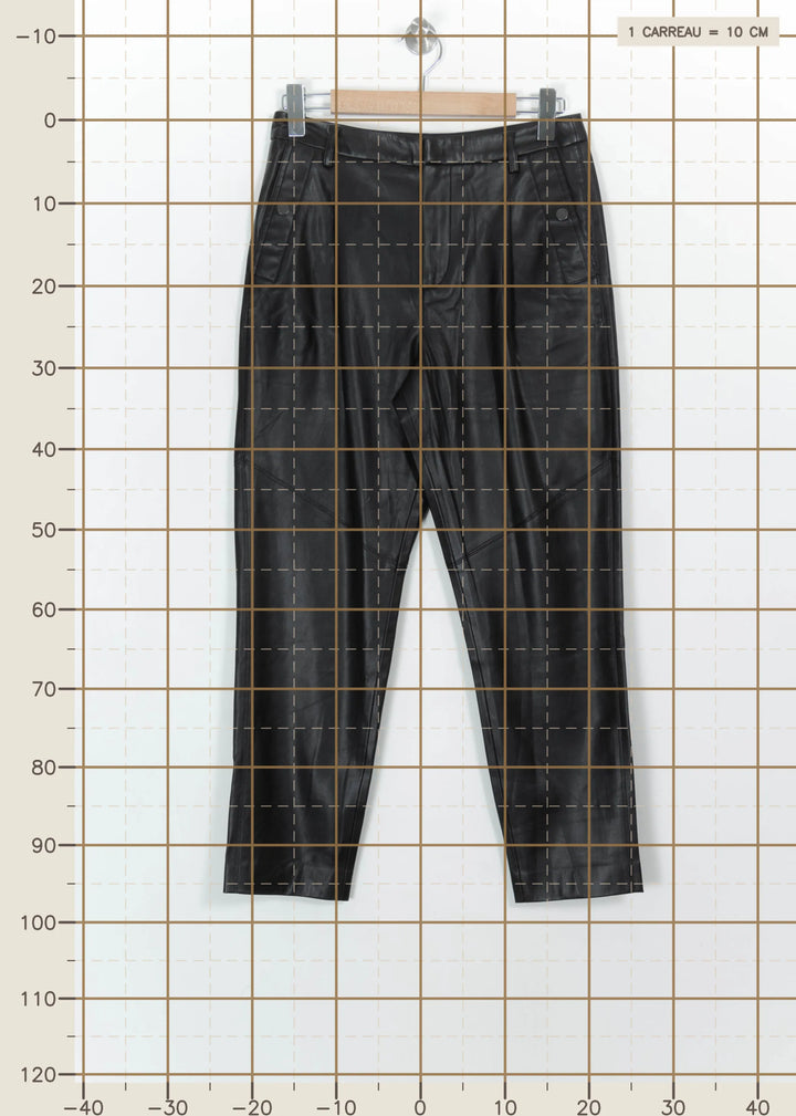 Pantalon Noir - Taille M/38 de la marque IKKS | PARAD114782 - Vendu par Paradigme - Image 4