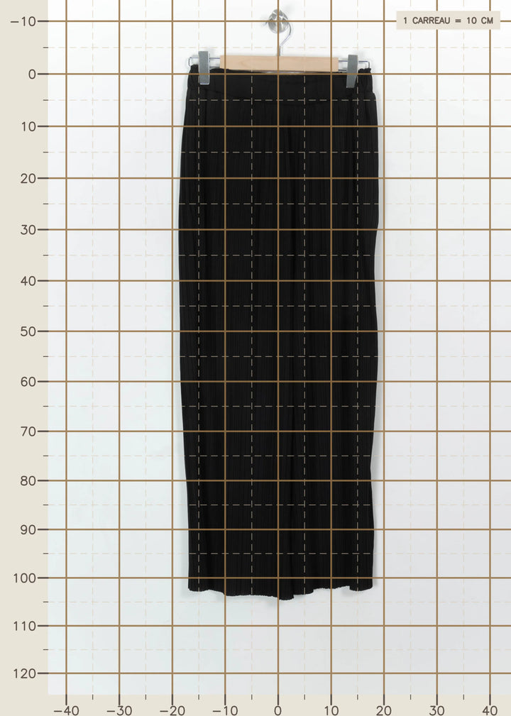 Pantalon Plissé Noir - Taille M/38 de la marque IKKS | PARAD114785 - Vendu par Paradigme - Image 4