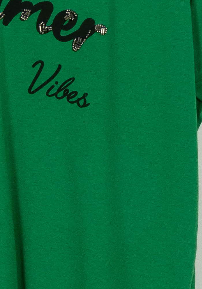 Tee-shirt Vert - Taille L/40 de la marque IKKS | PARAD114787 - Vendu par Paradigme - Image 3