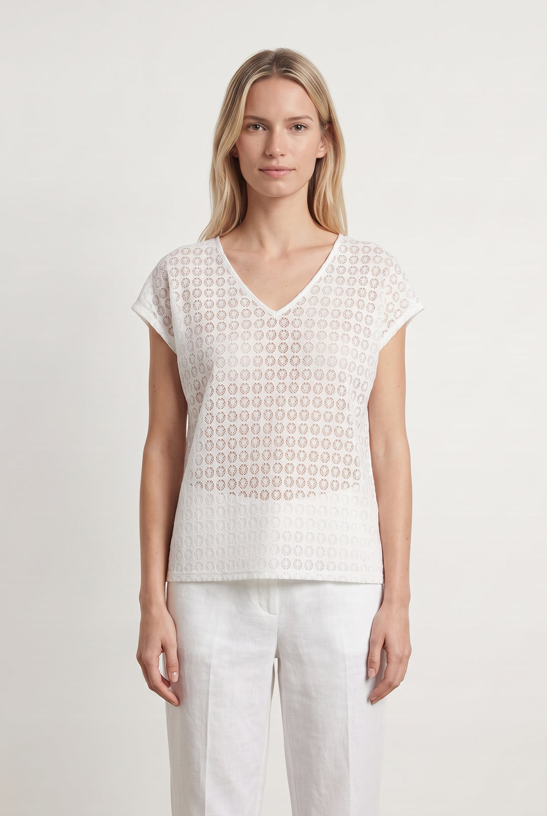 Top Blanc - Taille M/38 de la marque Sud express | PARAD114792 - Vendu par Paradigme - Image 1