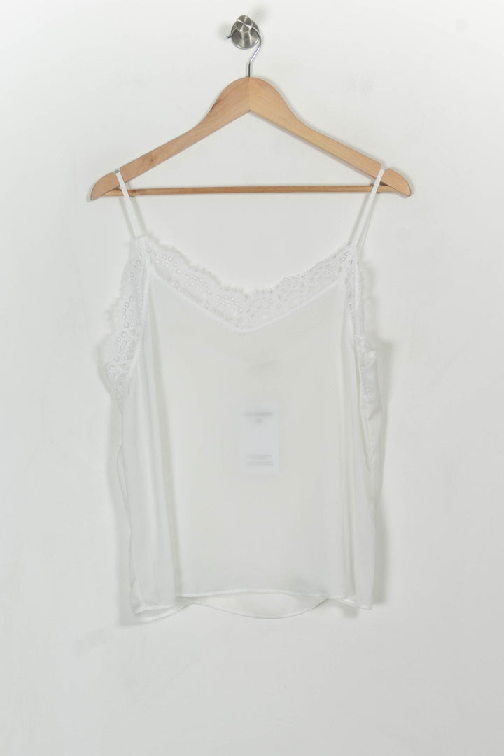 Caraco Blanc - Taille XL/42 de la marque IKKS | PARAD114793 - Vendu par Paradigme - Image 2