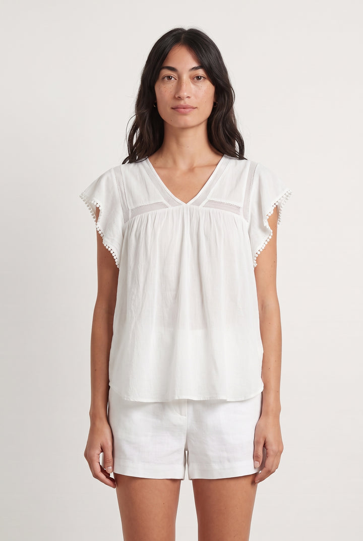 Blouse Blanche - Taille M/38 de la marque Sud express | PARAD114795 - Vendu par Paradigme - Image 1