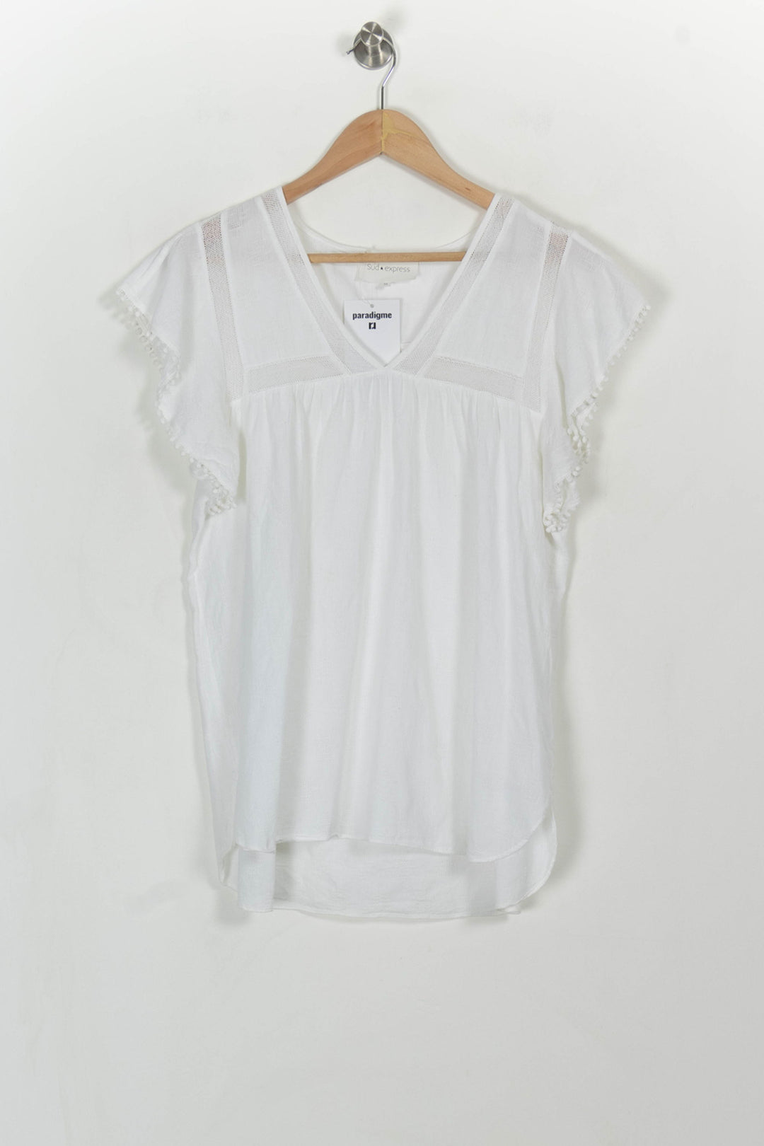 Blouse Blanche - Taille M/38 de la marque Sud express | PARAD114795 - Vendu par Paradigme - Image 2