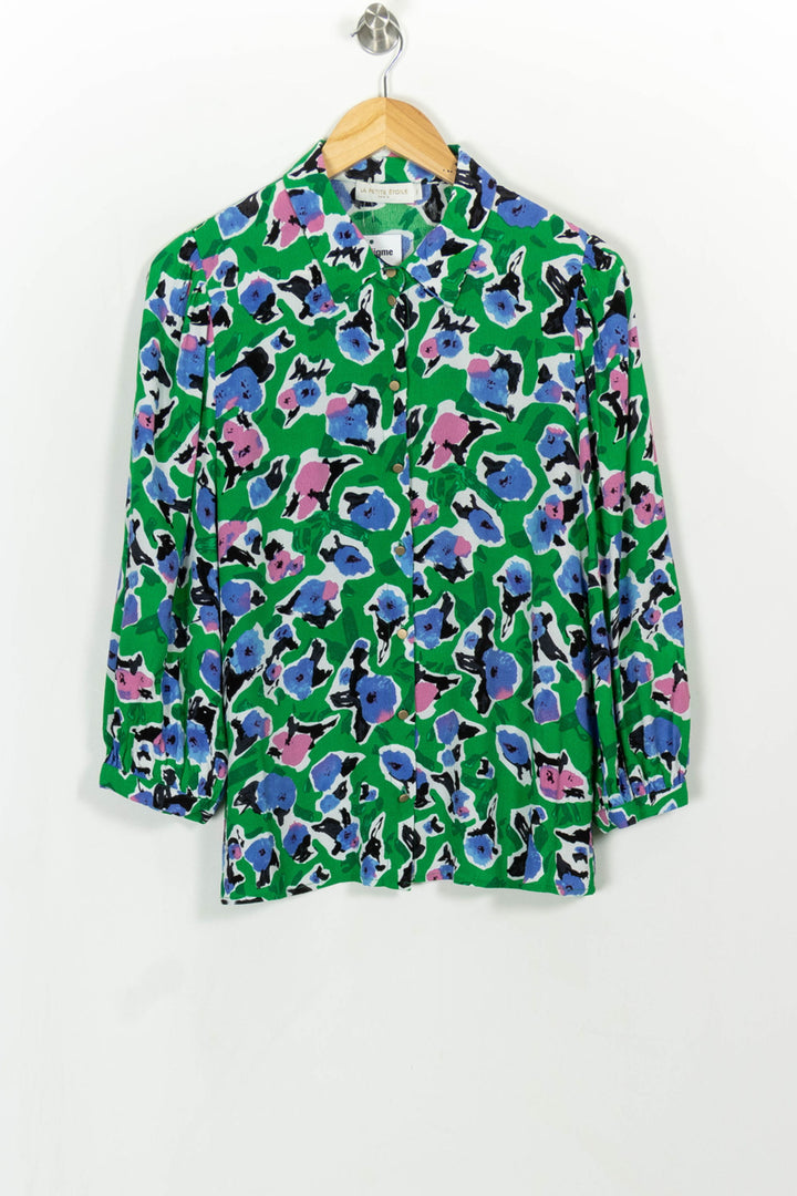 Chemisier Vert et Bleu - Taille L/40 de la marque La Petite Etoile | PARAD114798 - Vendu par Paradigme - Image 2