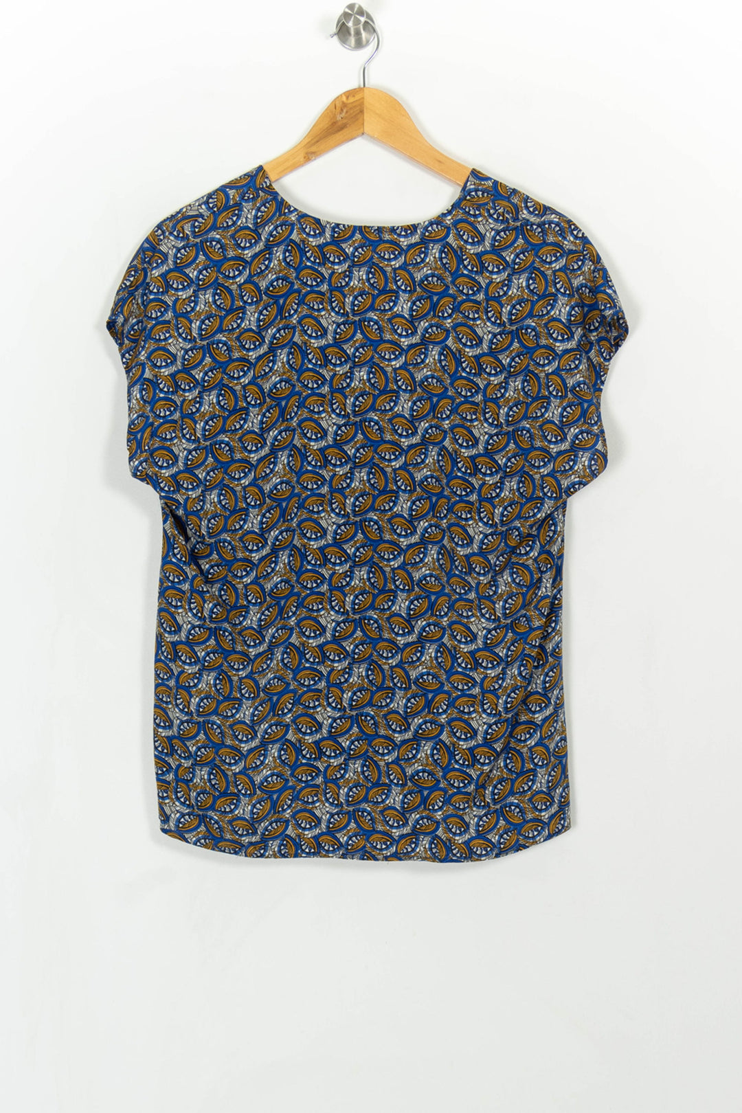 Blouse Bleue et Marron - Taille L/40 de la marque Sud express | PARAD114799 - Vendu par Paradigme - Image 5