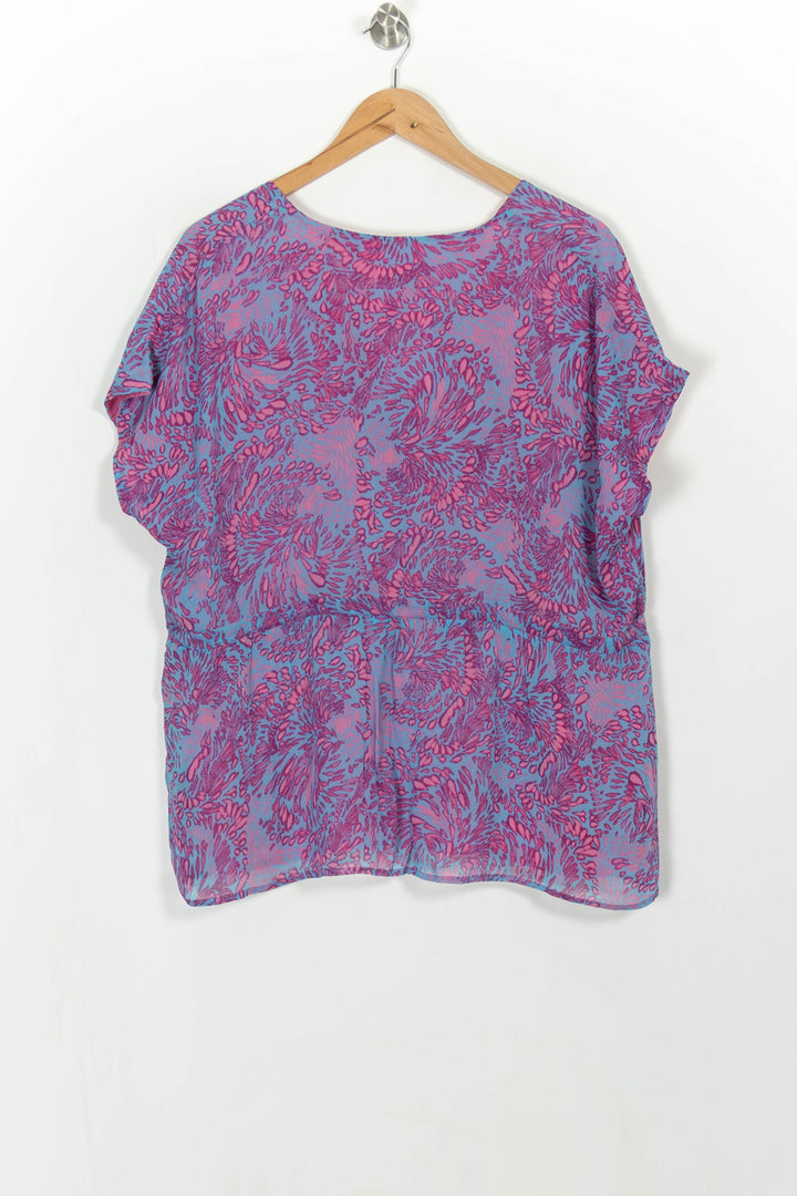 Blouse Rose et Bleue - Taille L/40 de la marque Sud express | PARAD114807 - Vendu par Paradigme - Image 5
