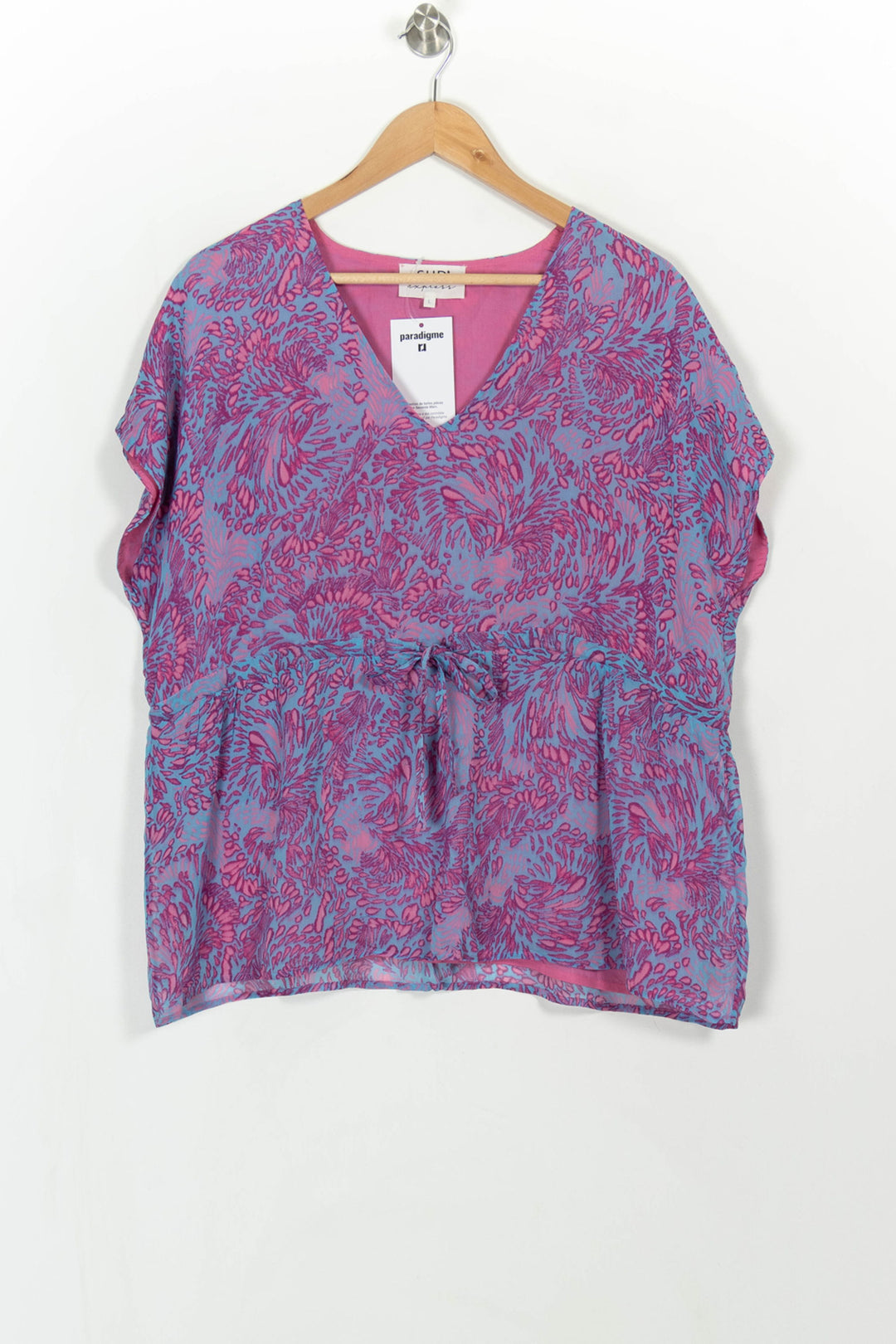 Blouse Rose et Bleue - Taille L/40 de la marque Sud express | PARAD114807 - Vendu par Paradigme - Image 2