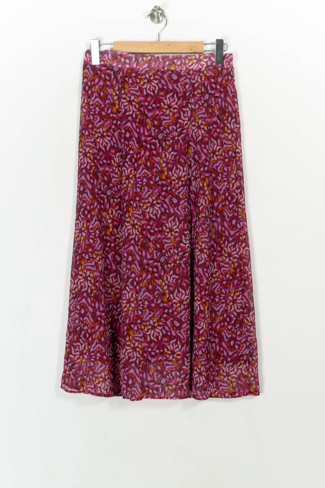 Jupe Longue Rose et Violet - Taille L/40 de la marque Sud express | PARAD114808 - Vendu par Paradigme - Image 2