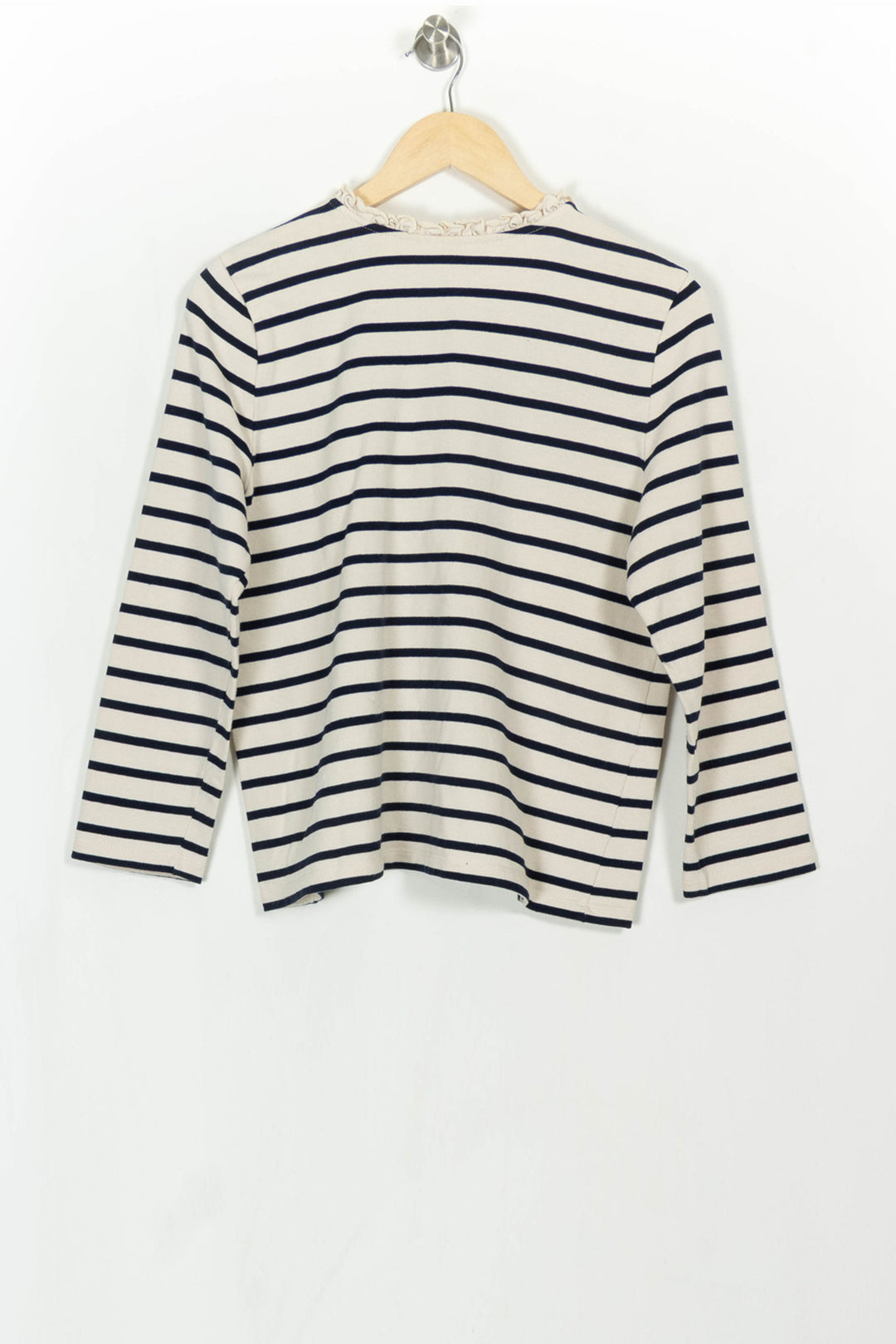Marinière Beige et Marine - Taille L/40 de la marque Sézane | PARAD114809 - Vendu par Paradigme - Image 5