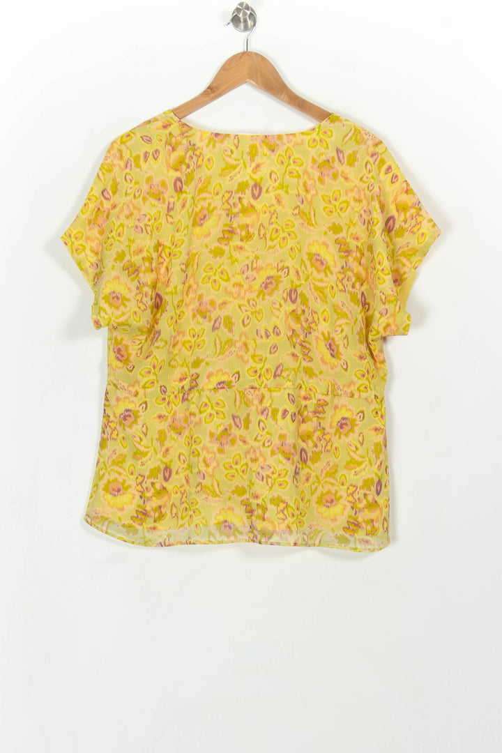 Blouse Jaune - Taille L/40 de la marque Sud express | PARAD114813 - Vendu par Paradigme - Image 5