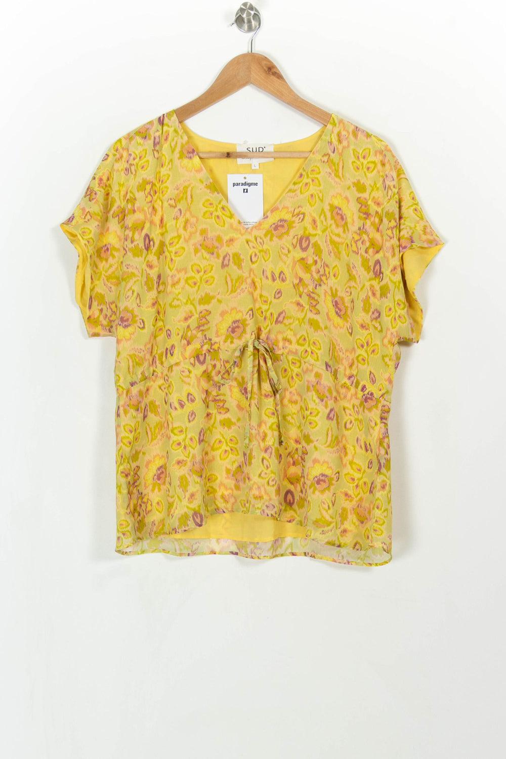 Blouse Jaune - Taille L/40 de la marque Sud express | PARAD114813 - Vendu par Paradigme - Image 2