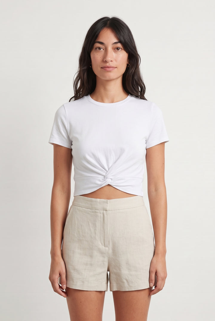 Crop Top Blanc - Taille M/38 de la marque Kookai | PARAD114816 - Vendu par Paradigme - Image 1