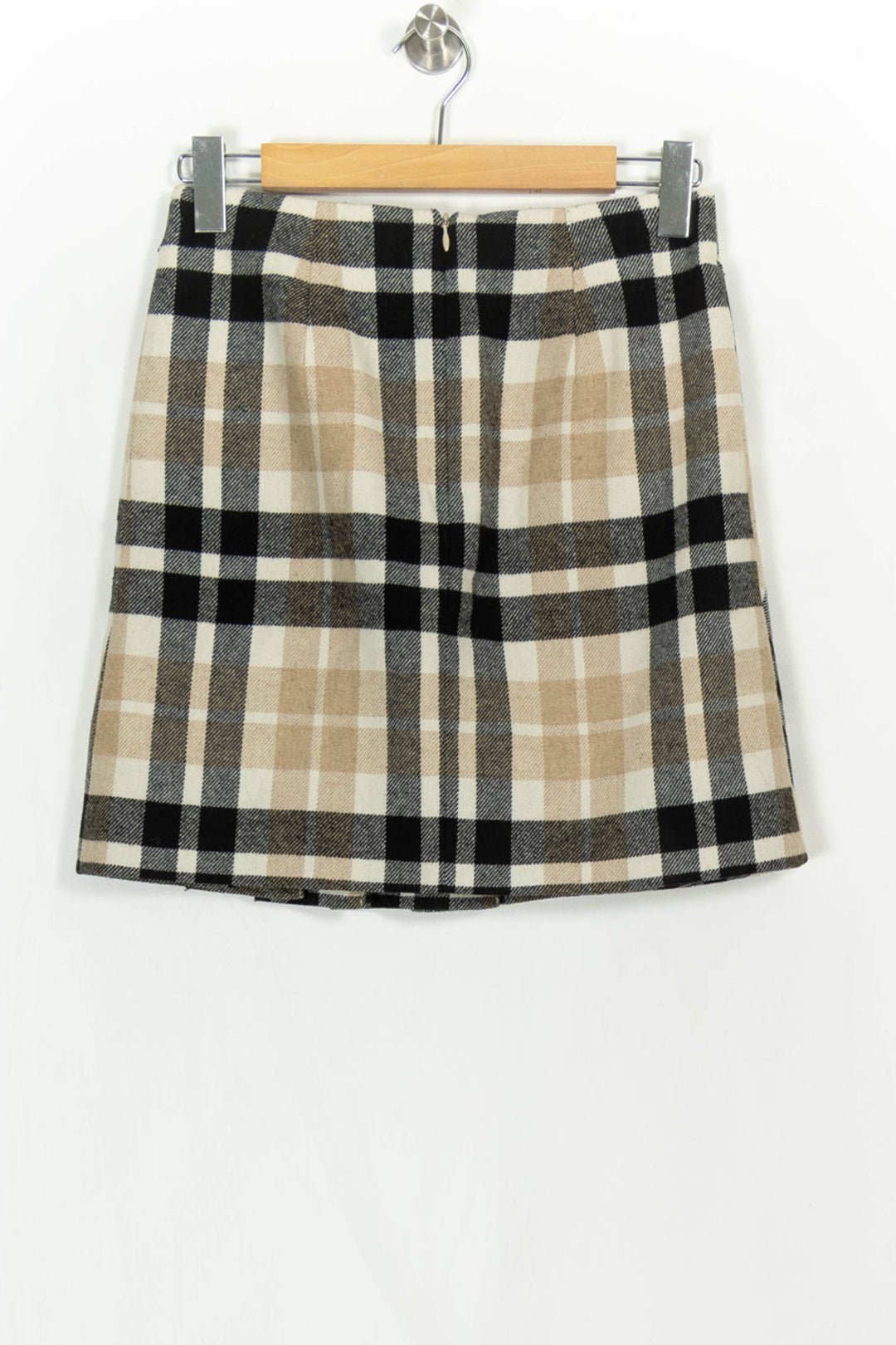 Jupe Plissée Beige et Noire - Taille S/36 de la marque Caroll | PARAD114818 - Vendu par Paradigme - Image 5