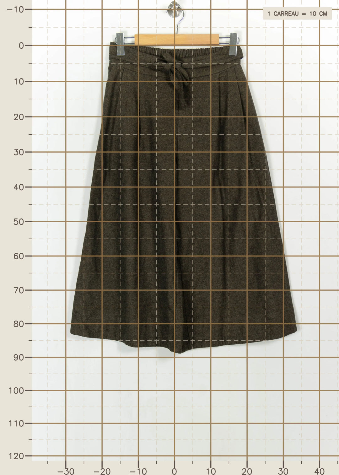 Pantalon Large Vert - Taille M/38 de la marque La Fée Maraboutée | PARAD114821 - Vendu par Paradigme - Image 4