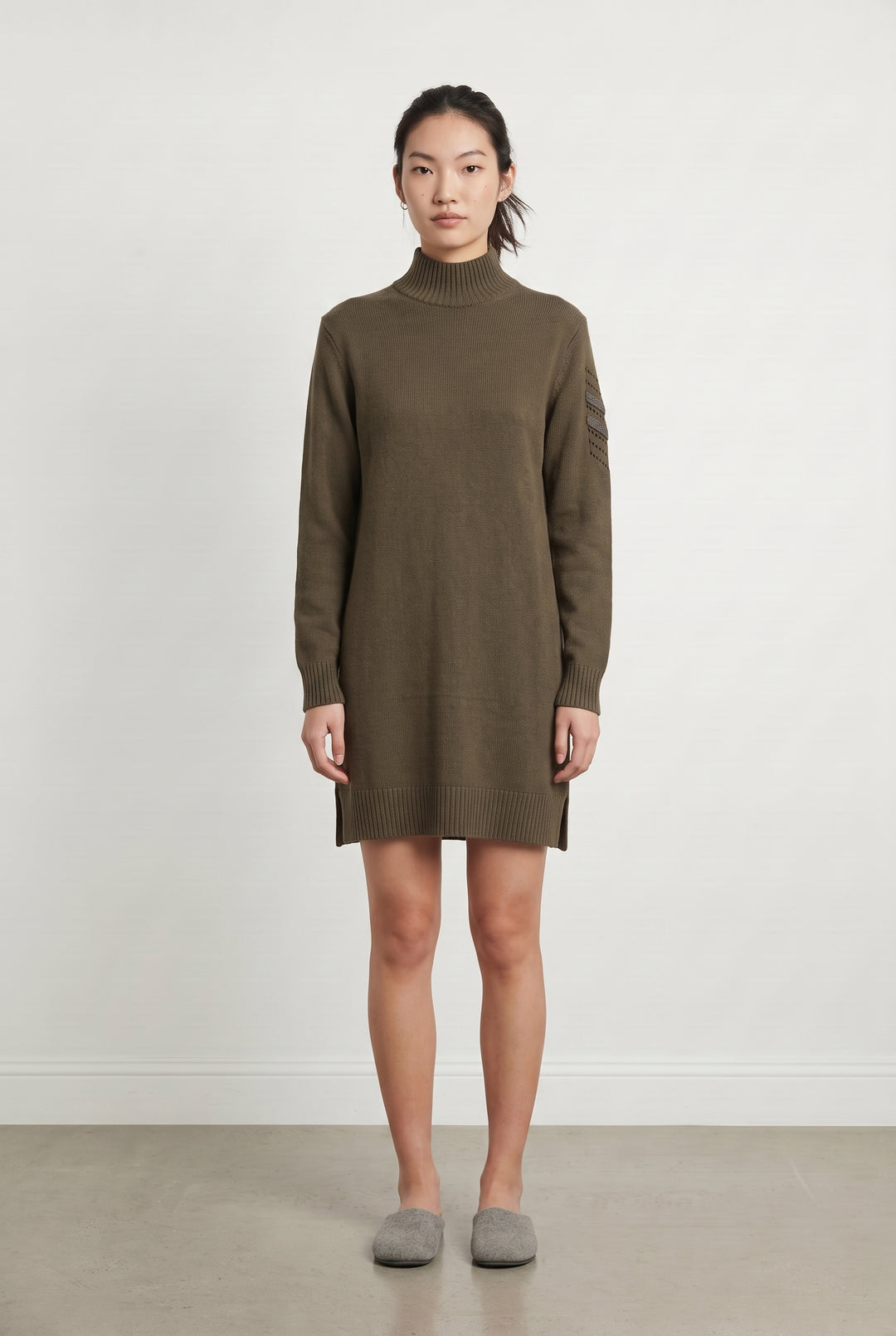 Robe Pull Verte - Taille M/38 de la marque IKKS | PARAD114827 - Vendu par Paradigme - Image 1