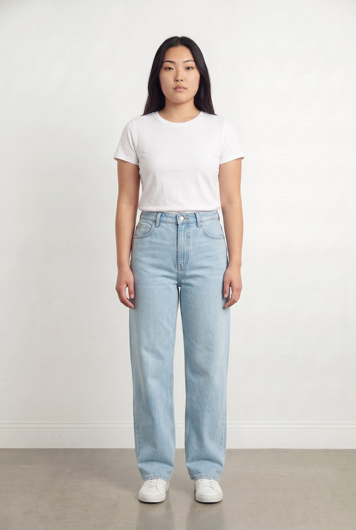 Jean Droit Bleu - Taille L/40 de la marque Claudie Pierlot | PARAD114828 - Vendu par Paradigme - Image 1