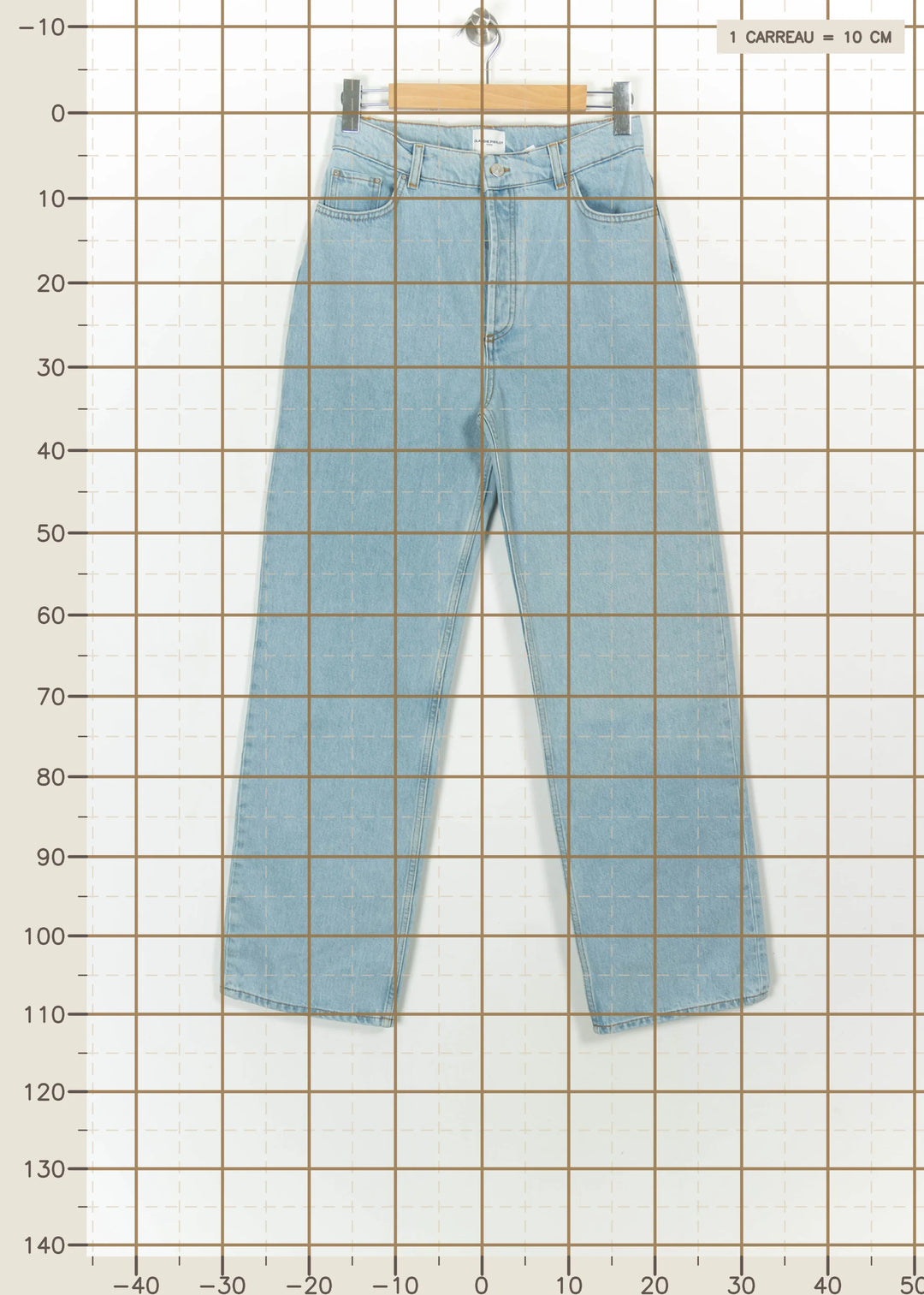 Jean Droit Bleu - Taille L/40 de la marque Claudie Pierlot | PARAD114828 - Vendu par Paradigme - Image 4
