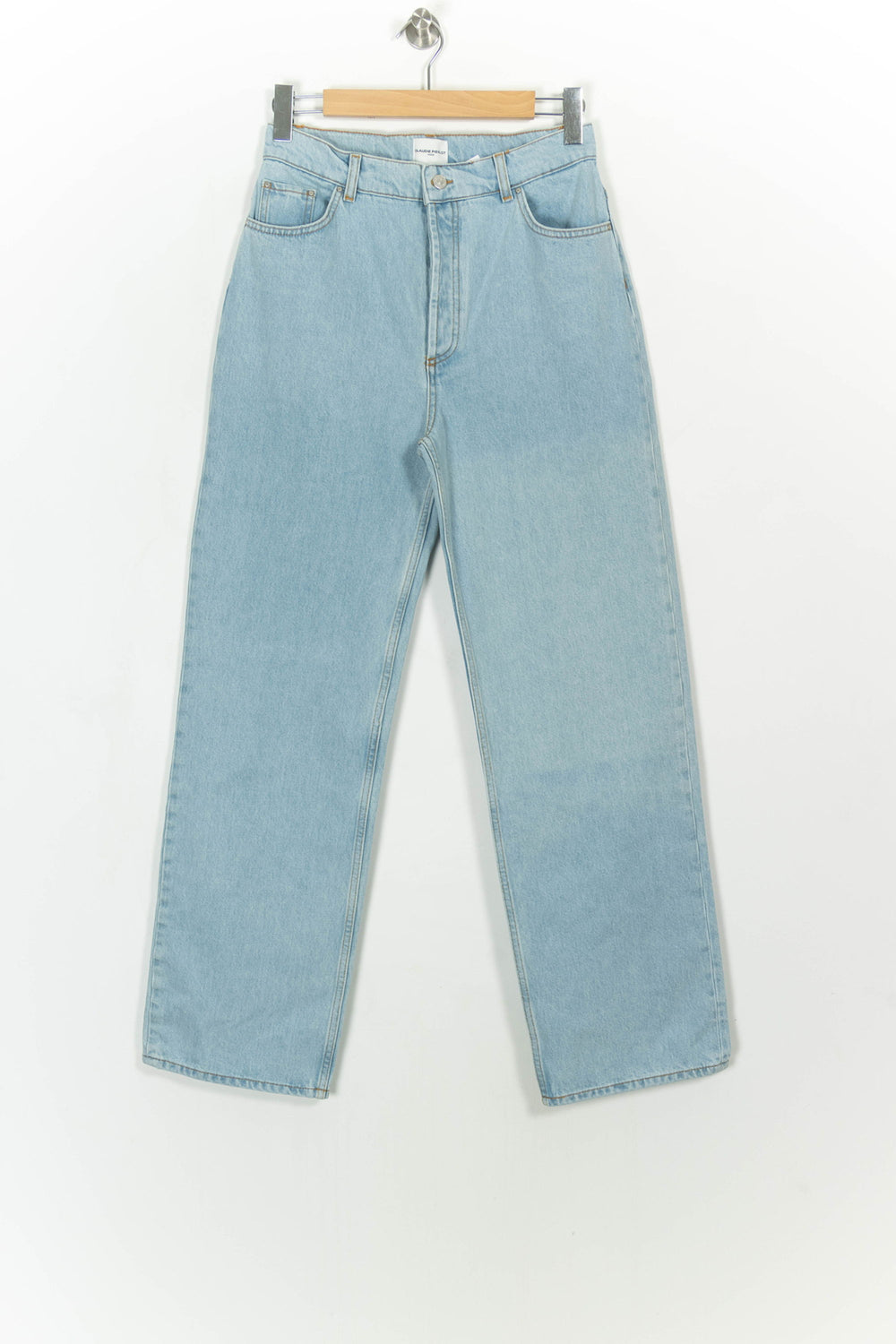 Jean Droit Bleu - Taille L/40 de la marque Claudie Pierlot | PARAD114828 - Vendu par Paradigme - Image 2