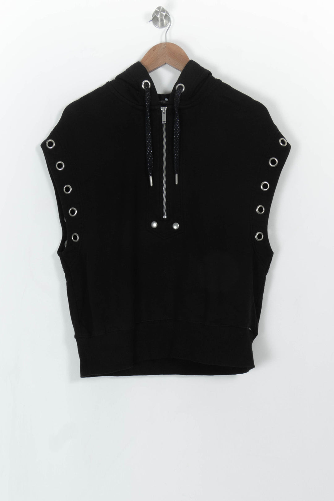 Sweat Sans Manches Noir - Taille M/38 de la marque IKKS | PARAD114829 - Vendu par Paradigme - Image 2