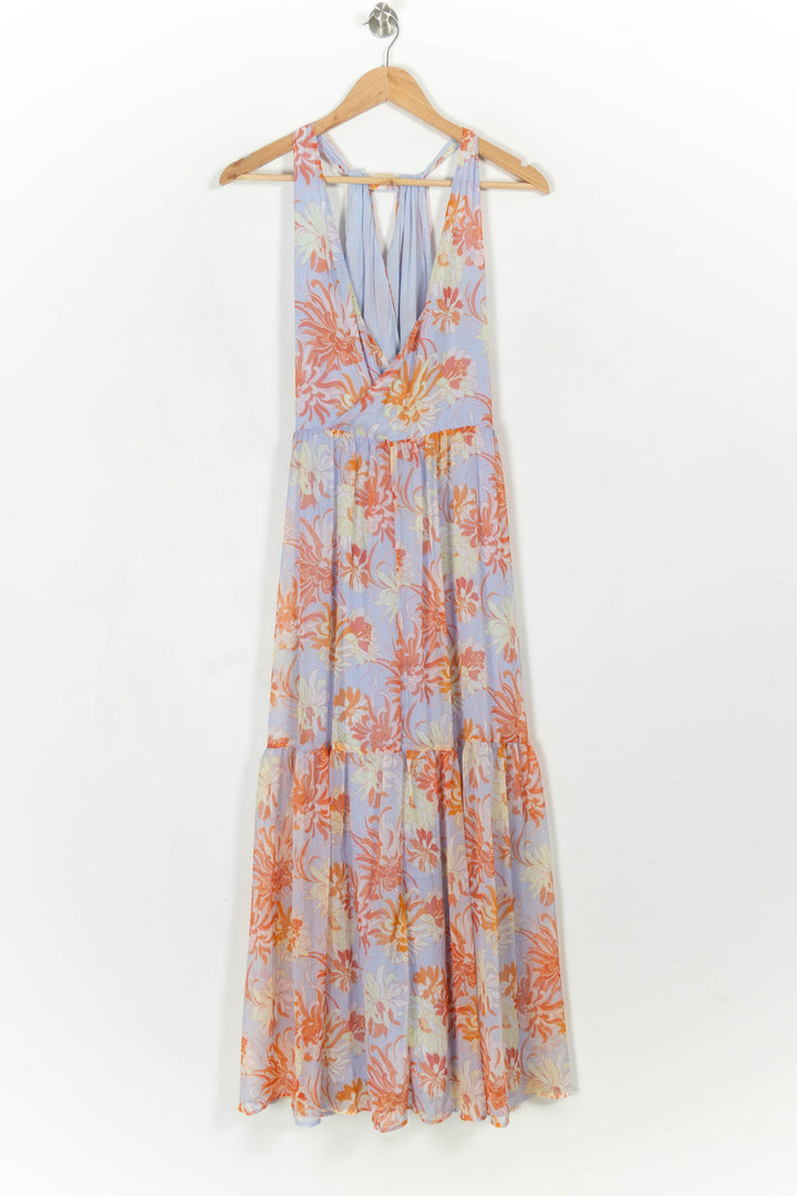 Robe Longue Lilas et Orange - Taille L/40 de la marque Comptoir des Cotonniers | PARAD114834 - Vendu par Paradigme - Image 5
