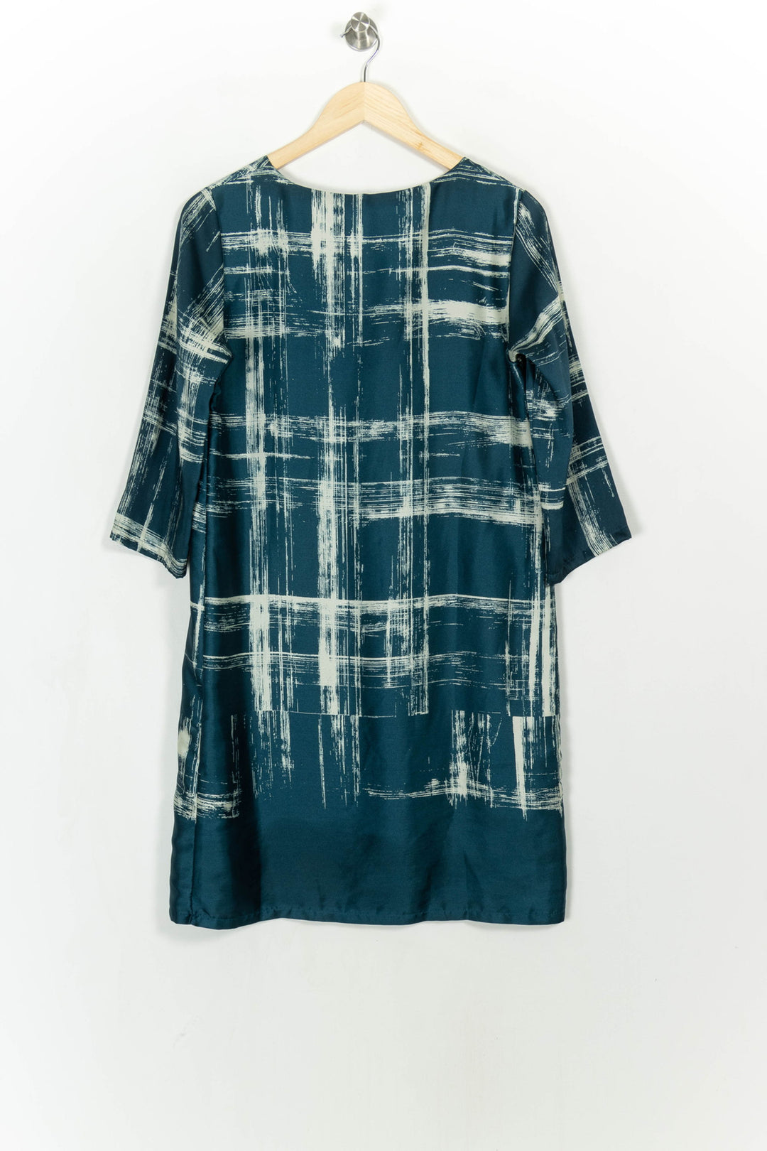 Robe Droite Bleu et Blanc - Taille S/36 de la marque La Fée Maraboutée | PARAD114838 - Vendu par Paradigme - Image 5