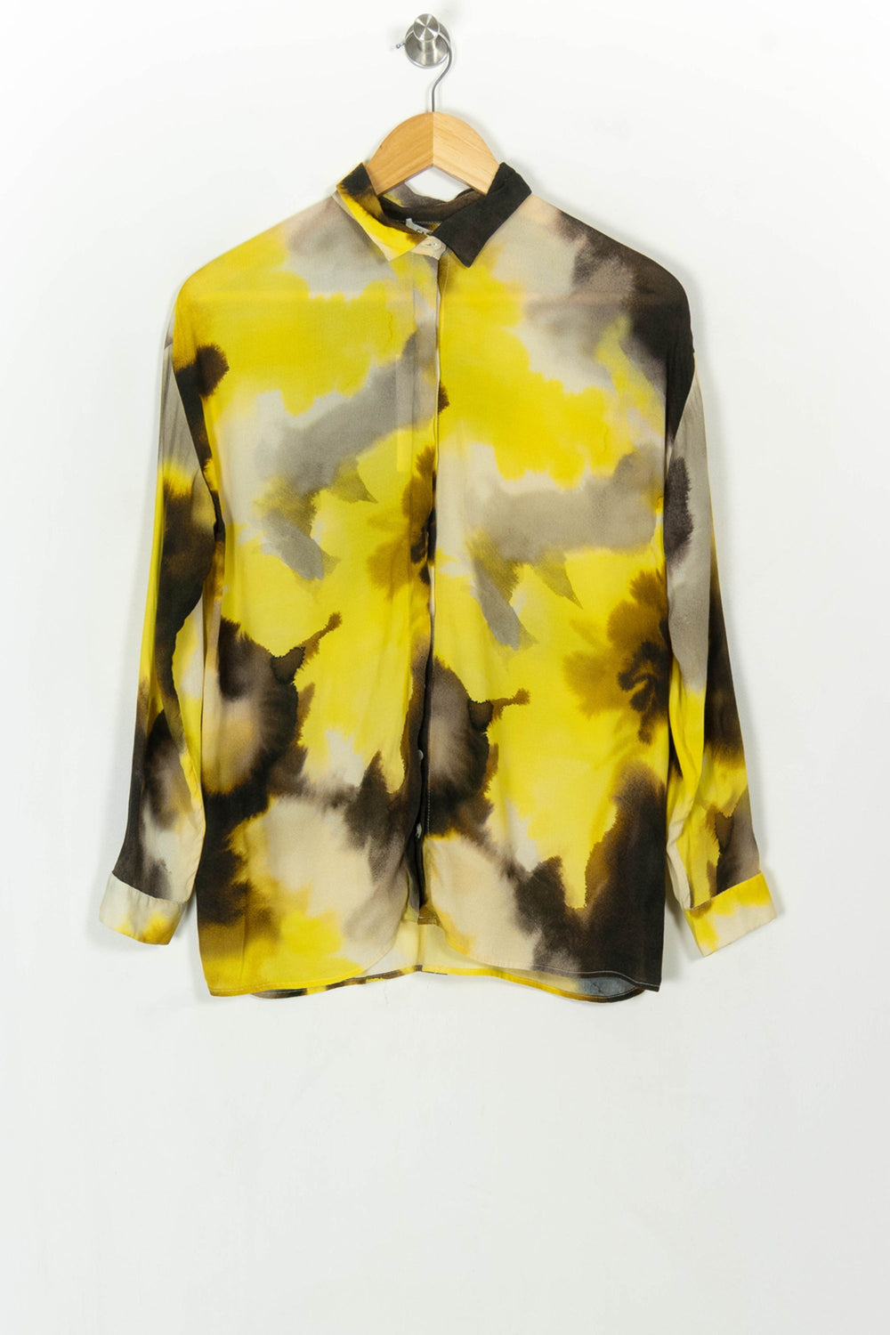 Chemise Jaune et Noire - Taille XS/34 de la marque Caroll | PARAD114840 - Vendu par Paradigme - Image 2