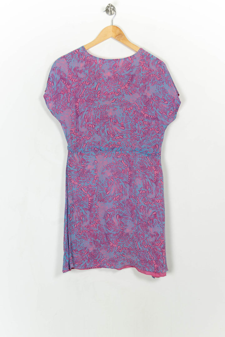 Robe Midi Rose et Bleue - Taille XS/34 de la marque Sud express | PARAD114841 - Vendu par Paradigme - Image 5