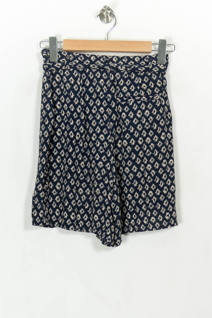 Short Bleu et Blanc - Taille XS/34 de la marque Caroll | PARAD114842 - Vendu par Paradigme - Image 5