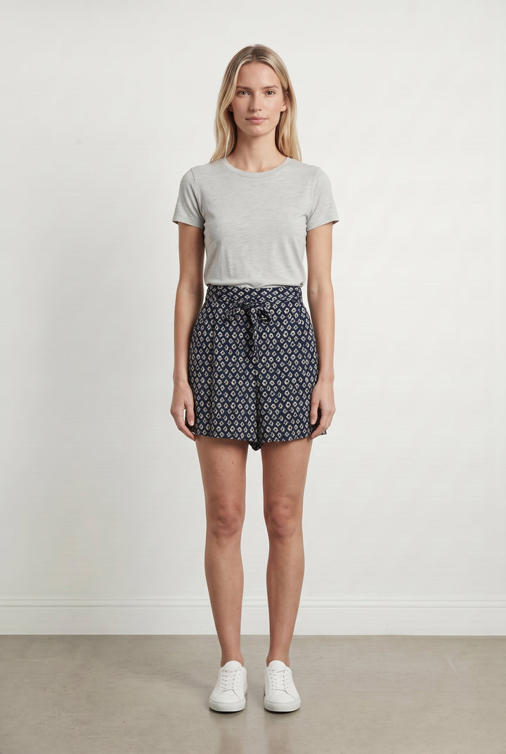 Short Bleu et Blanc - Taille XS/34 de la marque Caroll | PARAD114842 - Vendu par Paradigme - Image 1