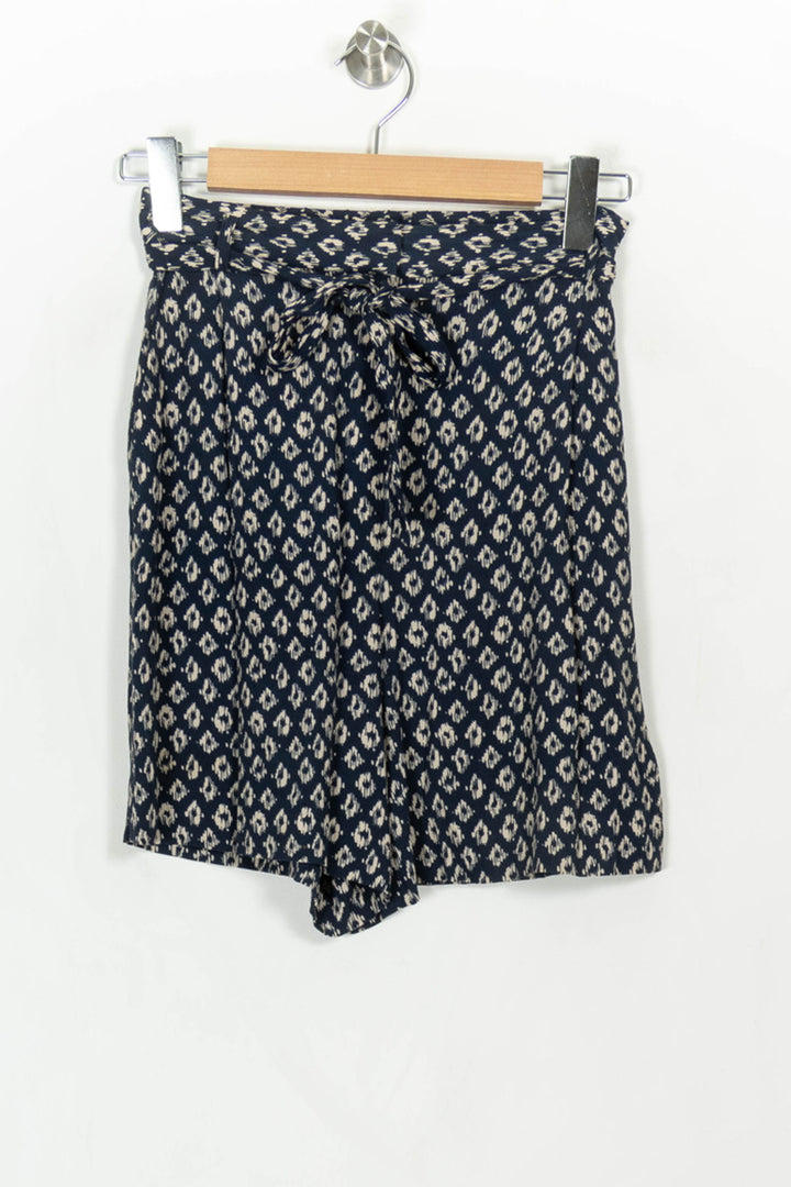 Short Bleu et Blanc - Taille XS/34 de la marque Caroll | PARAD114842 - Vendu par Paradigme - Image 2