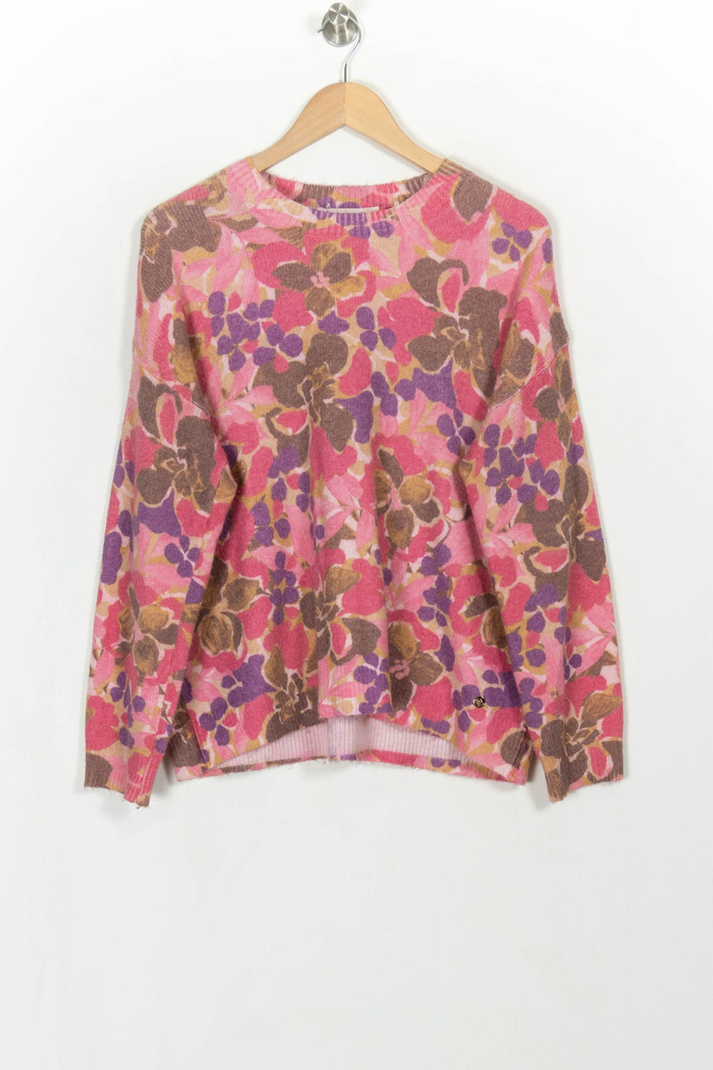Pull Rose et Marron - Taille L/40 de la marque La Petite Etoile | PARAD114843 - Vendu par Paradigme - Image 2