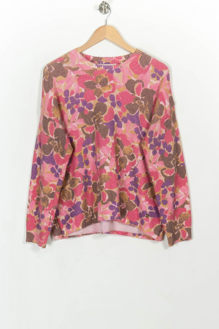 Pull Rose et Marron - Taille L/40 de la marque La Petite Etoile | PARAD114843 - Vendu par Paradigme - Image 2
