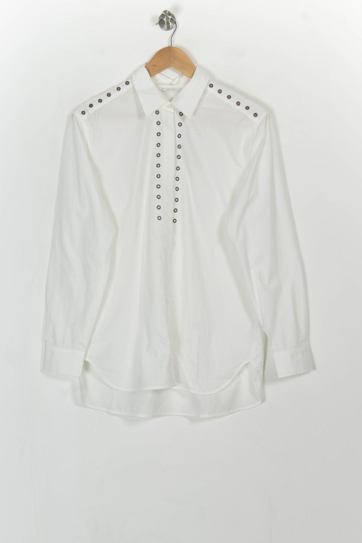 Chemise Blanche - Taille M/38 de la marque IKKS | PARAD114844 - Vendu par Paradigme - Image 2