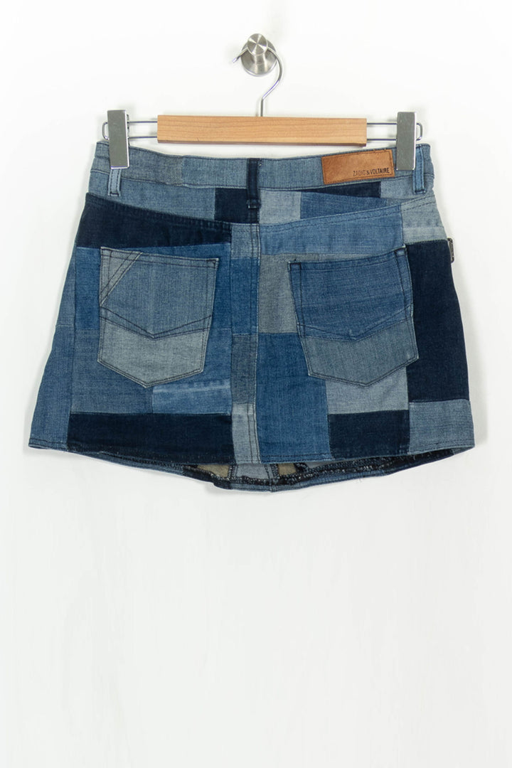 Jupe En Jean Bleue - Taille S/36 de la marque Zadig&amp;Voltaire | PARAD114845 - Vendu par Paradigme - Image 5