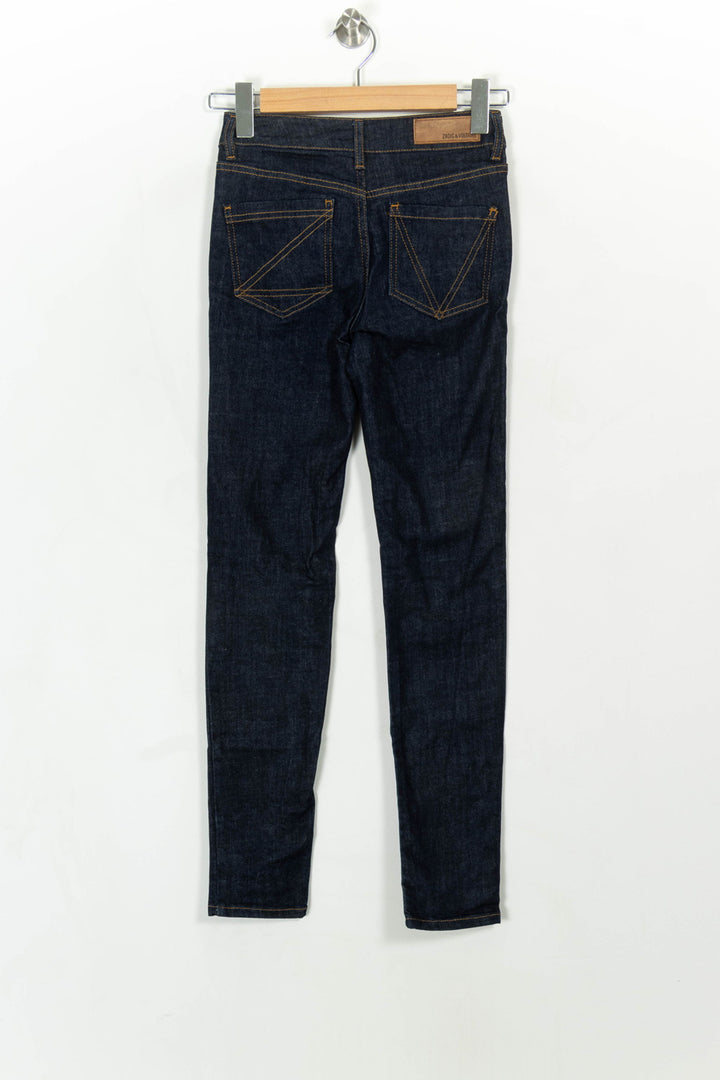 Jean Slim Bleu - Taille XS/34 de la marque Zadig&amp;Voltaire | PARAD114846 - Vendu par Paradigme - Image 5