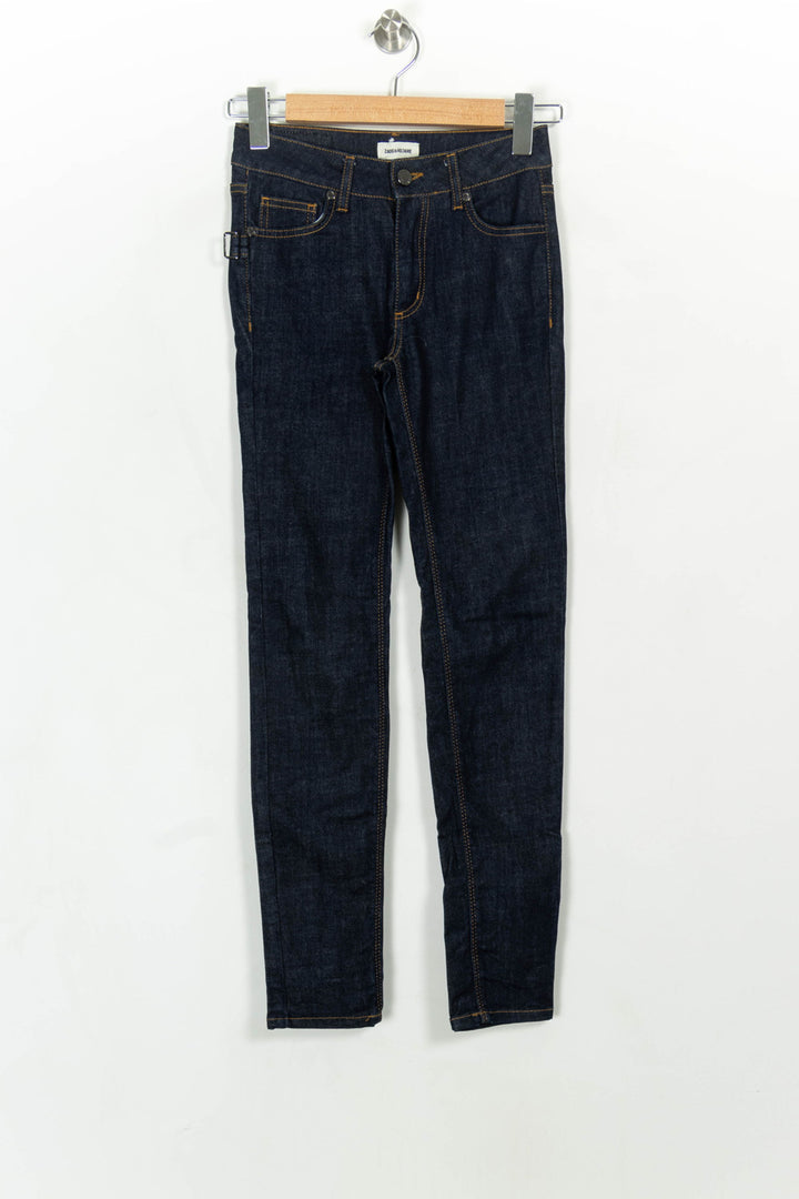 Jean Slim Bleu - Taille XS/34 de la marque Zadig&amp;Voltaire | PARAD114846 - Vendu par Paradigme - Image 2
