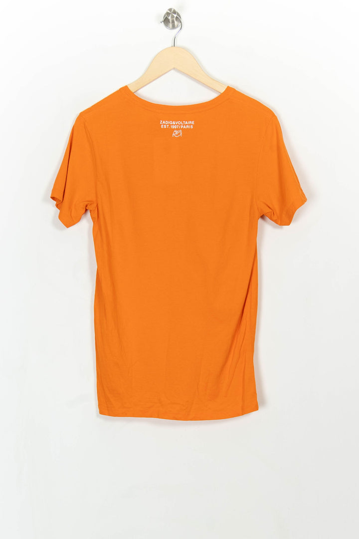 Tee-shirt Orange - Taille XS/34 de la marque Zadig&amp;Voltaire | PARAD114850 - Vendu par Paradigme - Image 5