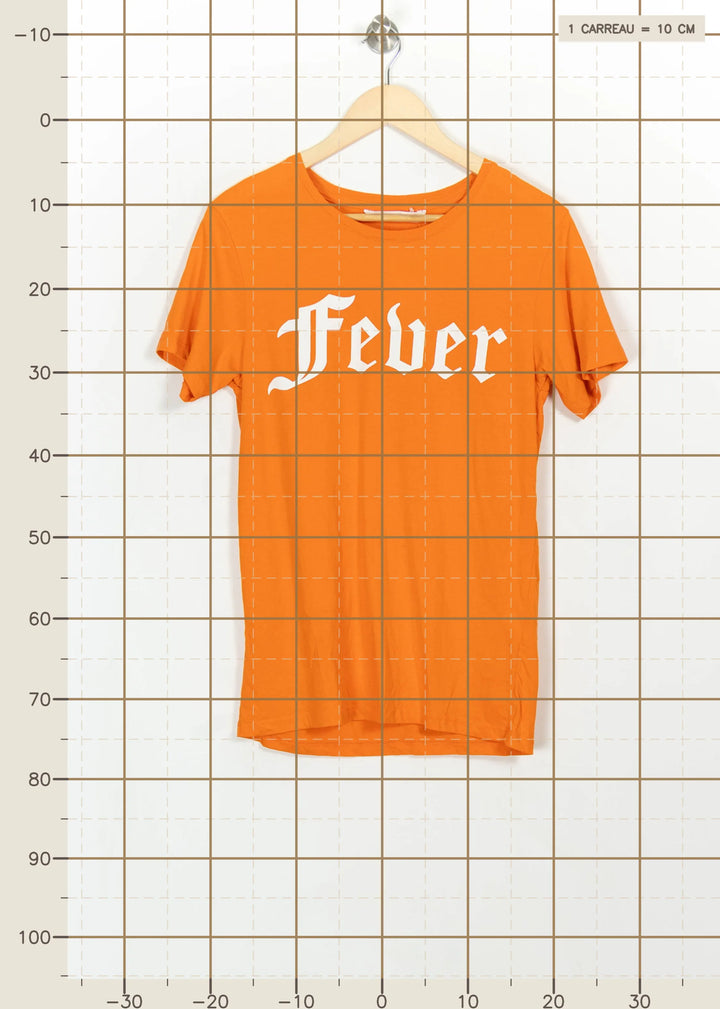 Tee-shirt Orange - Taille XS/34 de la marque Zadig&amp;Voltaire | PARAD114850 - Vendu par Paradigme - Image 4