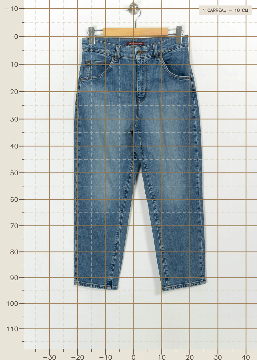 Jean Bleu - Taille M/38 de la marque Comptoir des Cotonniers | PARAD114851 - Vendu par Paradigme - Image 4