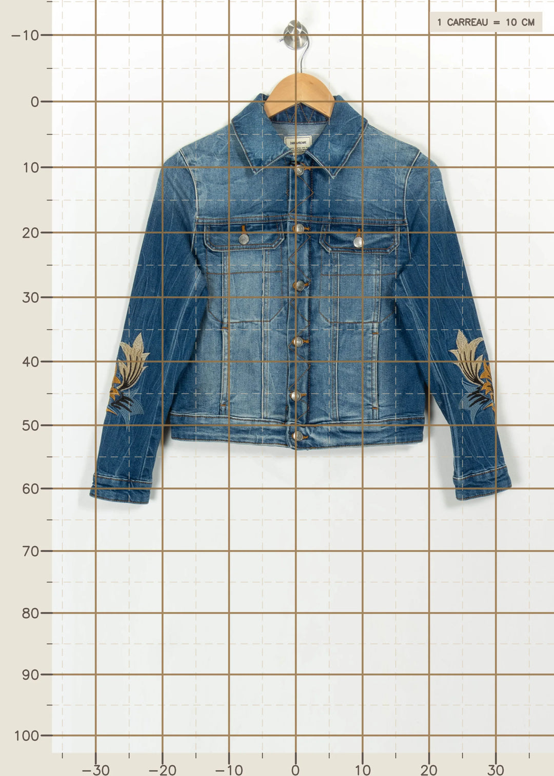 Veste en Jean Bleue - Taille S/36 de la marque Zadig&amp;Voltaire | PARAD114853 - Vendu par Paradigme - Image 4