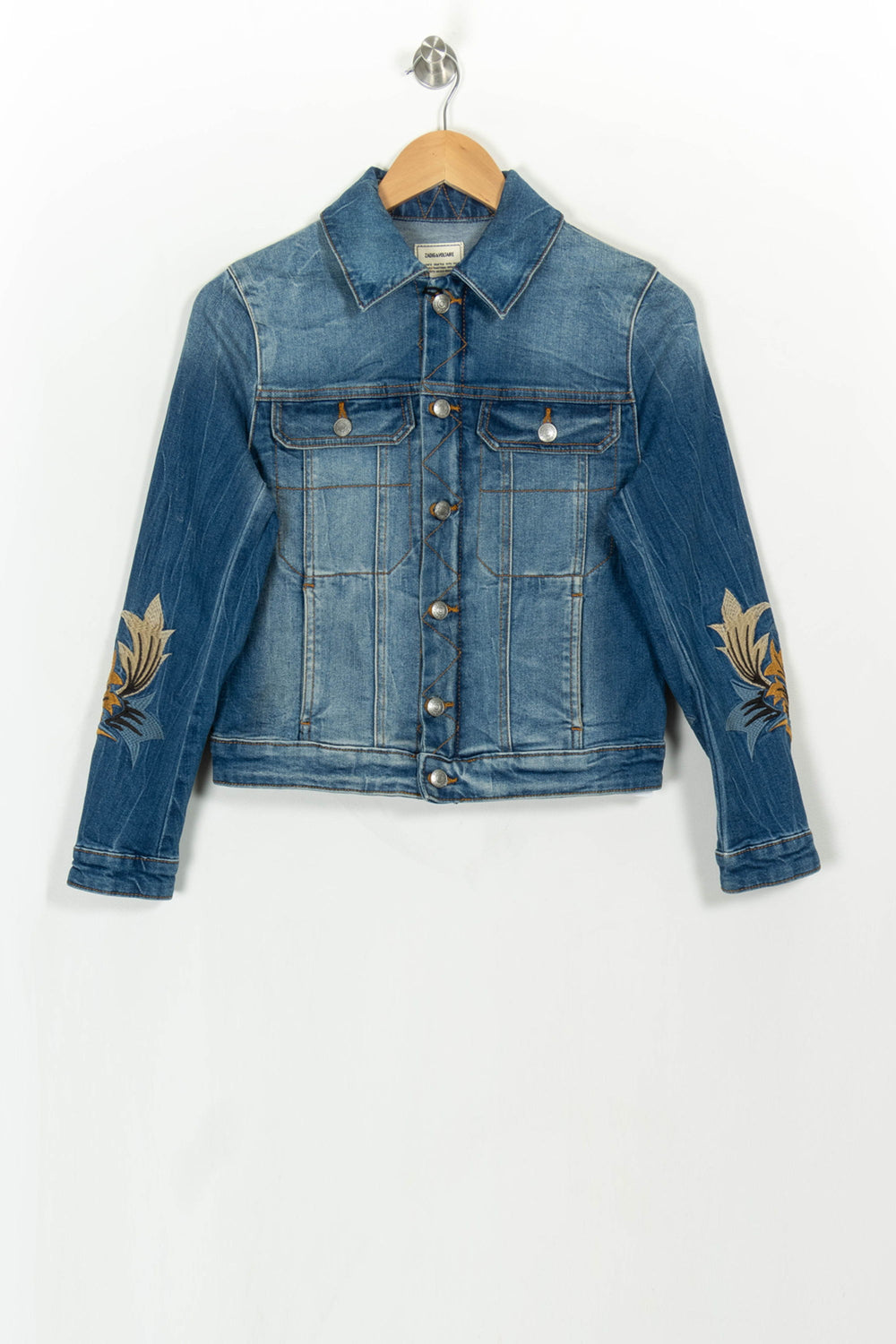 Veste en Jean Bleue - Taille S/36 de la marque Zadig&Voltaire | PARAD114853 - Vendu par Paradigme - Image 2